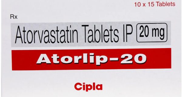 Atorlip 20 mg Tablets manufactured by Cipla limited