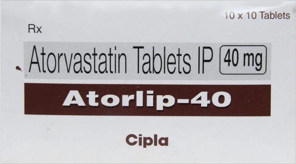 Atorlip 40 mg Tablets manufactured by Cipla limited