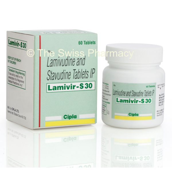Lamivir-S 30 (Stavudine and Lamivudine tablets) manufactured by Cipla Limited, India