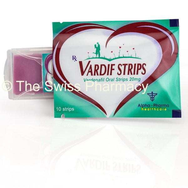 Vardif 20 mg Oral Strips manufactured by Alpha Pharma Healthcare