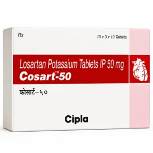 Cosart 50 mg Tablets manufactured by Cipla Limited, India