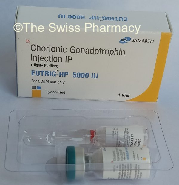 Eutrig-HP 10000iu HCG Injection manufactured by Samarth Life Sciences Private Limited, India