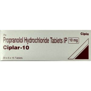 Ciplar 10 mg Tablets manufactured by Cipla Limited, India