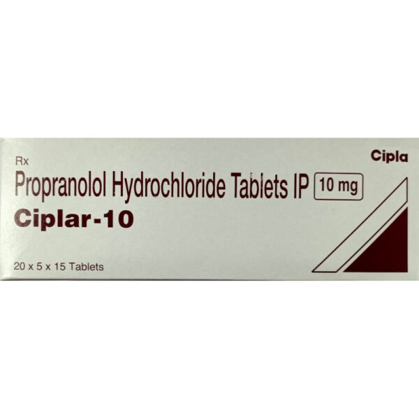 Ciplar 10 mg Tablets manufactured by Cipla Limited, India